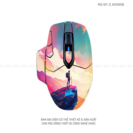 Skin Dán Chuột Corsair Hình Neon | D_NEON06