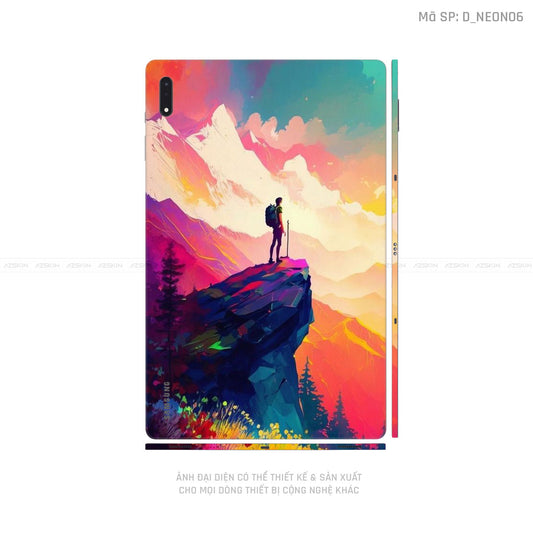 Dán Skin Galaxy Tab S8 Series Hình Neon | D_NEON06