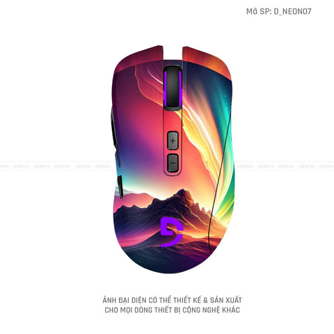 Skin Dán Chuột Fuhlen Hình Neon | D_NEON07