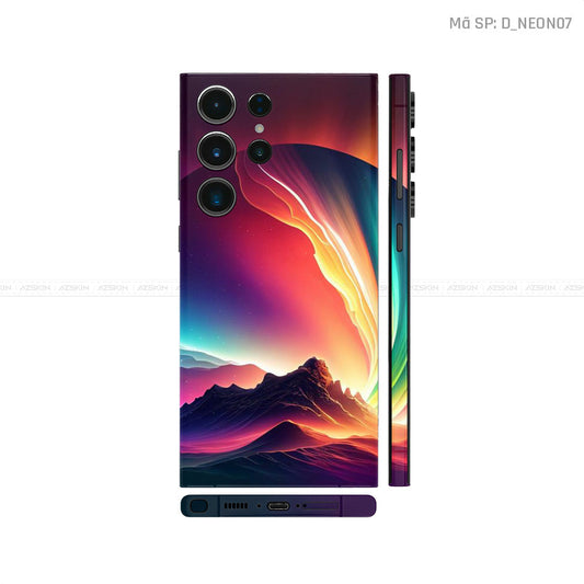 Dán Skin Samsung Galaxy S24 Series Chủ Đề Neon | D_NEON07