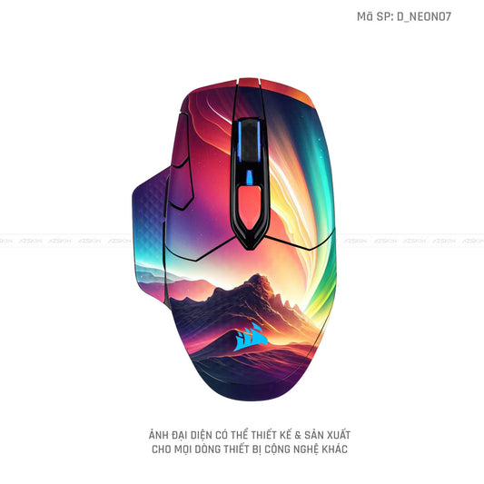 Skin Dán Chuột Corsair Hình Neon | D_NEON07