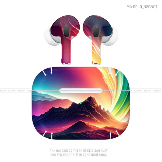 Dán Skin Tai Nghe Airpod 3 Hình Neon | D_NEON07