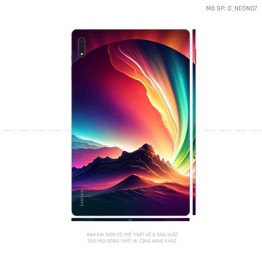 Dán Skin Galaxy Tab S7 Series Hình Neon | D_NEON07