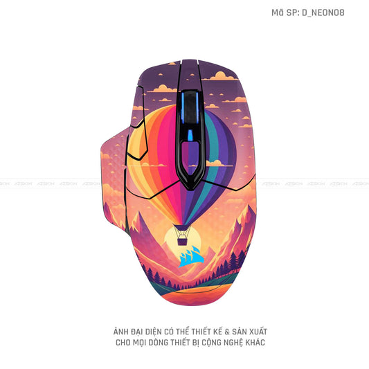 Skin Dán Chuột Corsair Hình Neon | D_NEON08