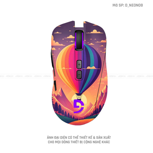 Skin Dán Chuột Fuhlen Hình Neon | D_NEON08