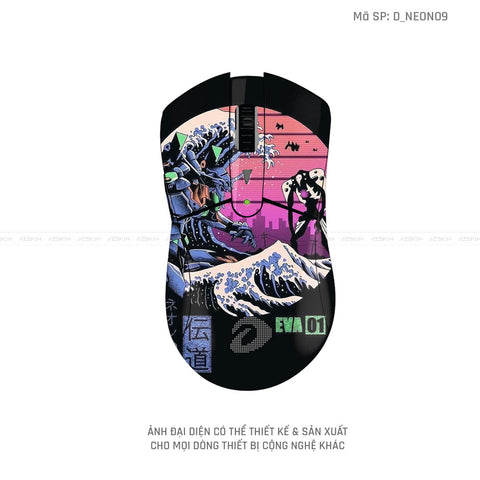 Skin Dán Chuột Dareu Hình Neon | D_NEON09