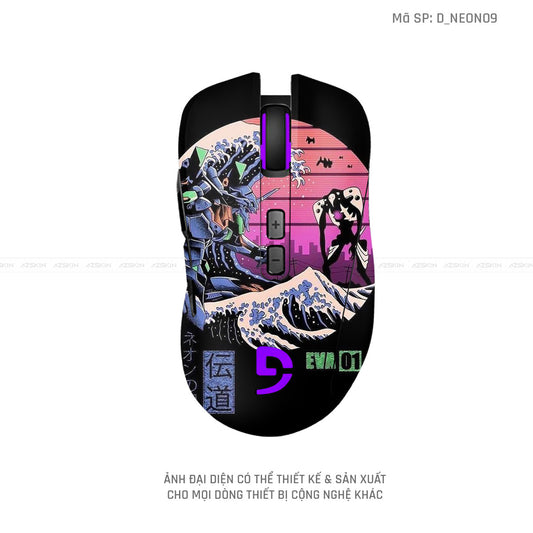 Skin Dán Chuột Fuhlen Hình Neon | D_NEON09