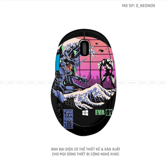 Skin Dán Chuột Microsoft Hình Neon | D_NEON09