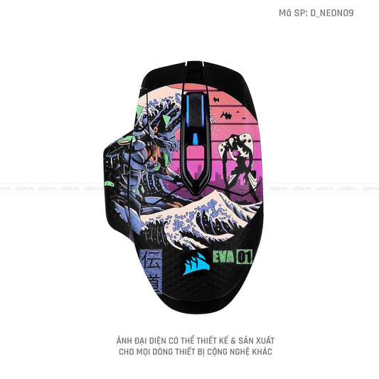 Skin Dán Chuột Corsair Hình Neon | D_NEON09