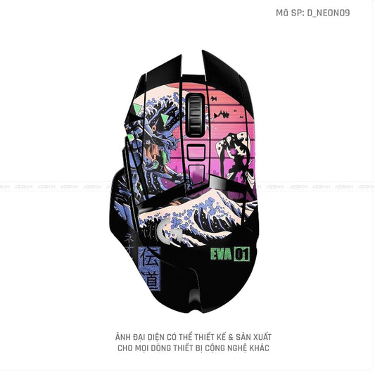 Skin Dán Chuột Logitech Hình Neon | D_NEON09