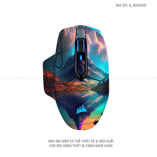 Skin Dán Chuột Corsair Hình Neon | D_NEON10