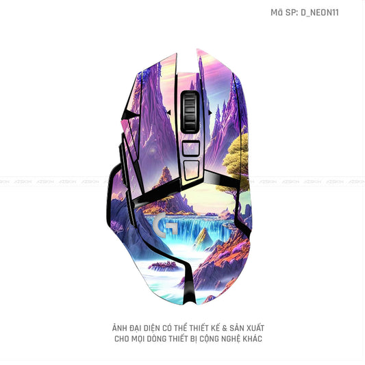 Skin Dán Chuột Logitech Hình Neon | D_NEON11