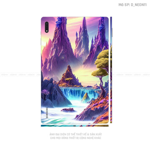 Dán Skin Galaxy Tab S7 Series Hình Neon | D_NEON11