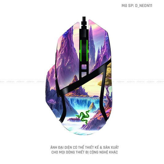 Skin Dán Chuột Razer Hình Neon | D_NEON11