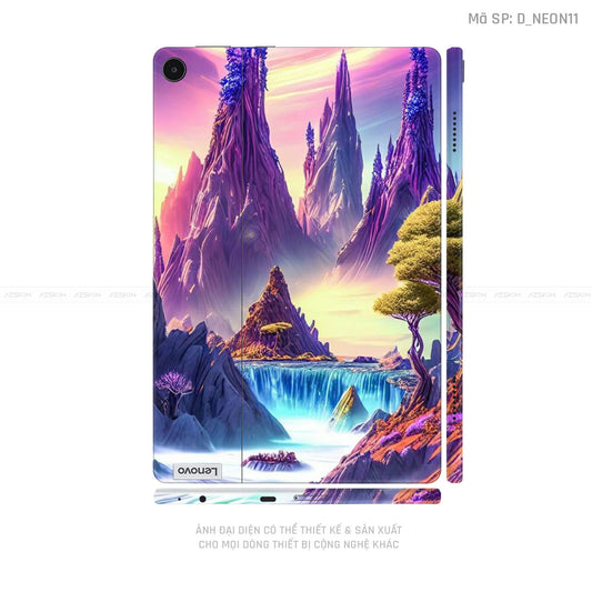 Dán Skin Máy Tính Bảng Lenovo Pad Series Hình Neon | D_NEON11
