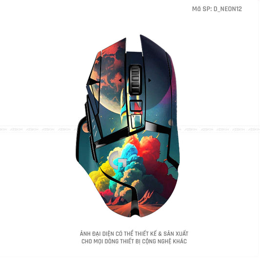 Skin Dán Chuột Logitech Hình Neon | D_NEON12