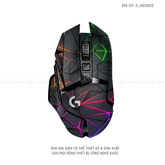 Skin Dán Chuột Logitech Hình Neon | D_NEON13