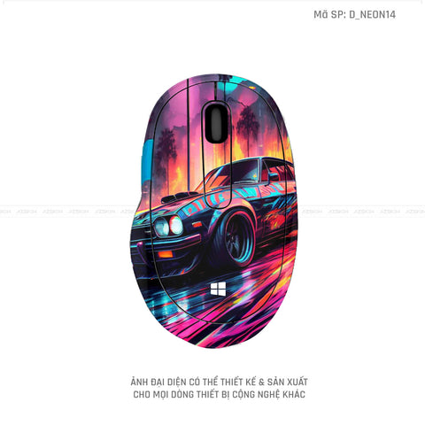 Skin Dán Chuột Microsoft Hình Neon | D_NEON14