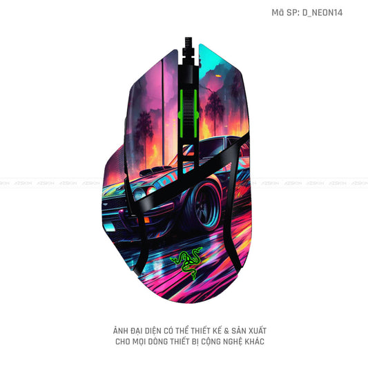 Skin Dán Chuột Razer Hình Neon | D_NEON14