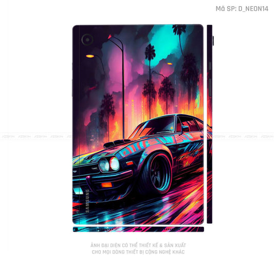 Dán Skin Galaxy Tab A Series Hình Neon | D_NEON14