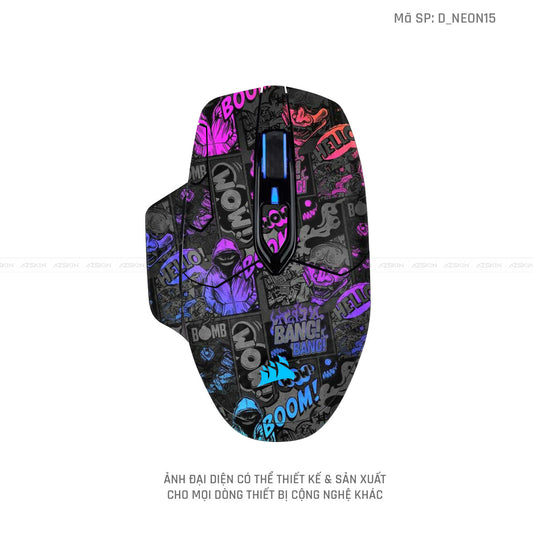 Skin Dán Chuột Corsair Hình Neon | D_NEON15