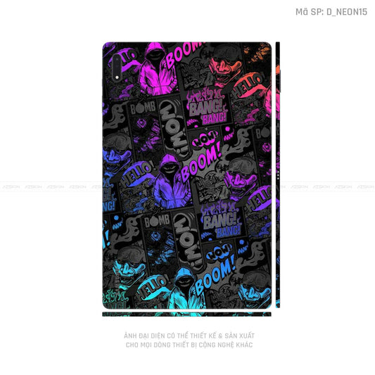 Dán Skin Galaxy Tab S8 Series Hình Neon | D_NEON15