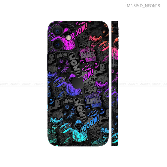 Dán Skin IPhone 12 Series Hình Neon | D_NEON15