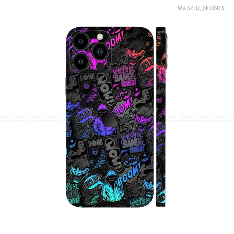 Dán Skin IPhone 13 Series Hình Neon | D_NEON15