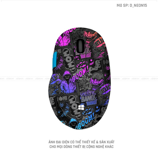 Skin Dán Chuột Microsoft Hình Neon | D_NEON15