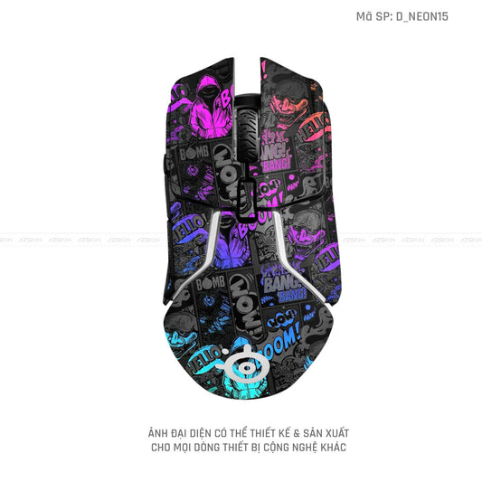 Skin Dán Chuột Steelseries Neon | D_NEON15