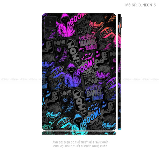 Dán Skin Máy Tính Bảng Xiaomi Mipad Hình Neon | D_NEON015