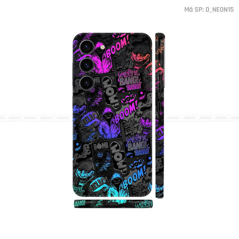 Dán Skin Samsung Galaxy S24 Series Chủ Đề Neon | D_NEON15