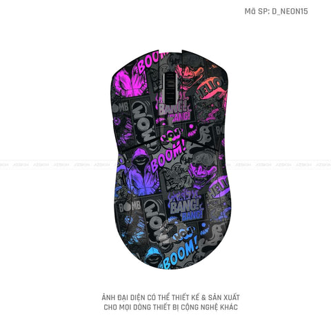 Skin Dán Chuột Dareu Hình Neon | D_NEON15
