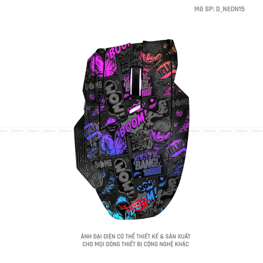 Skin Dán Chuột Asus Hình Neon | D_NEON15