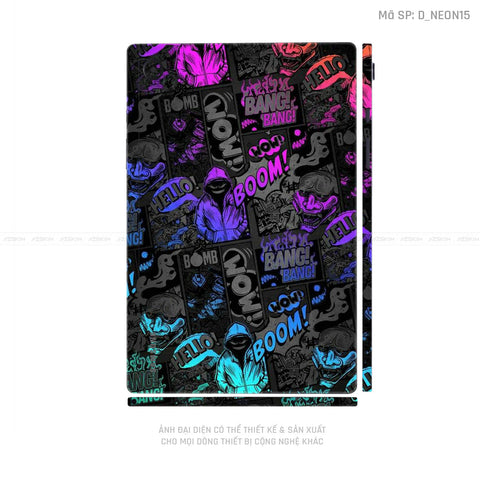 Dán Skin Galaxy Tab A Series Hình Neon | D_NEON15