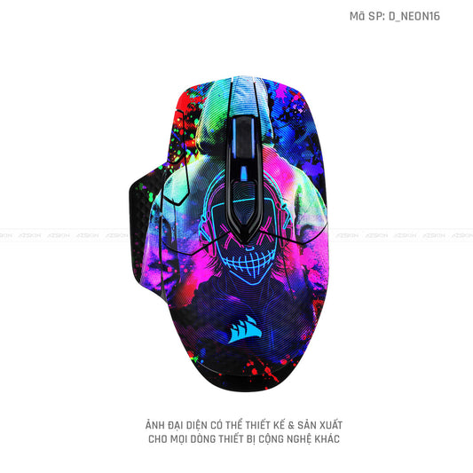 Skin Dán Chuột Corsair Hình Neon | D_NEON16