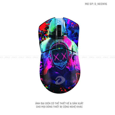 Skin Dán Chuột Dareu Hình Neon | D_NEON16