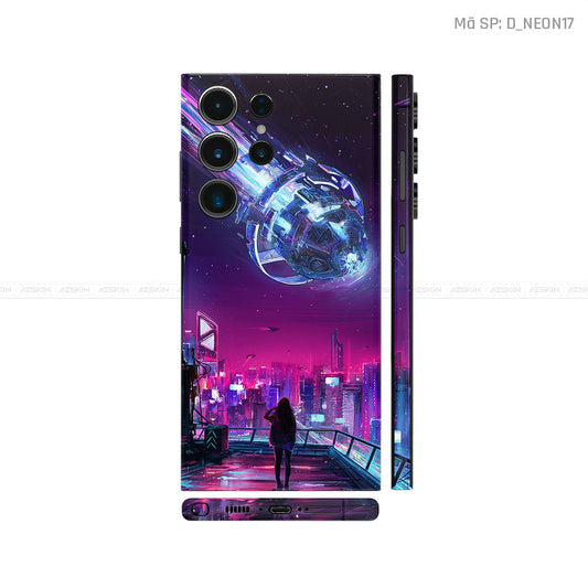 Dán Skin Samsung Galaxy S24 Series Chủ Đề Neon | D_NEON17