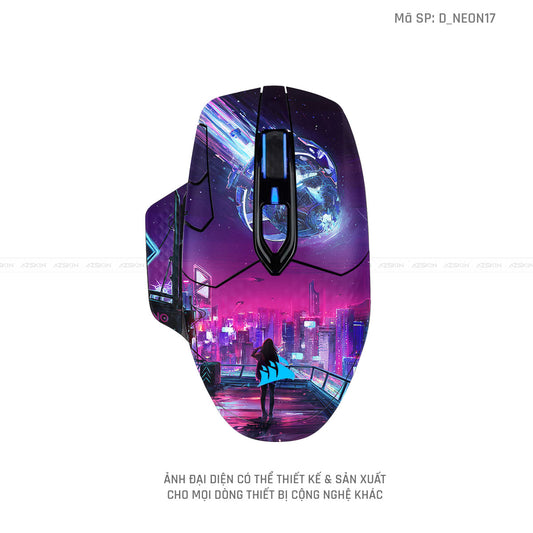 Skin Dán Chuột Corsair Hình Neon | D_NEON17