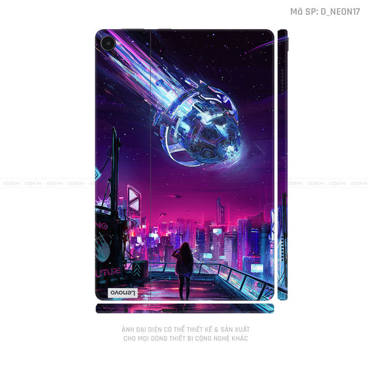Dán Skin Máy Tính Bảng Lenovo Pad Series Hình Neon | D_NEON17