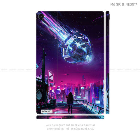 Dán Skin Máy Tính Bảng Lenovo Pad Series Hình Neon | D_NEON17