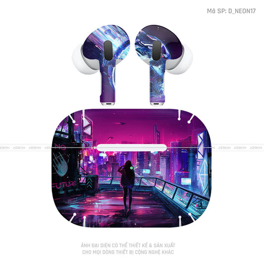 Dán Skin Tai Nghe Airpod 3 Hình Neon | D_NEON17