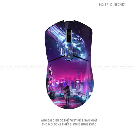 Skin Dán Chuột Dareu Hình Neon | D_NEON17