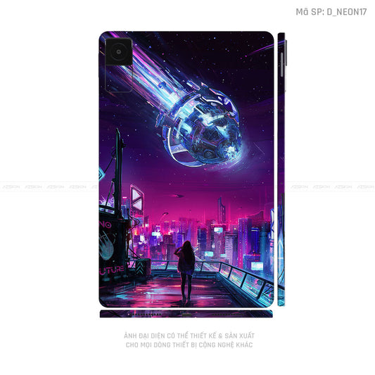 Dán Skin Máy Tính Bảng Xiaomi Mipad Hình Neon | D_NEON17