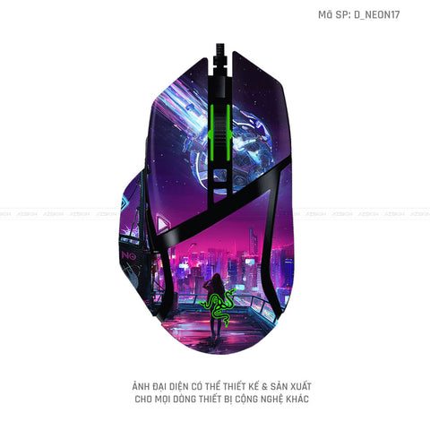 Skin Dán Chuột Razer Hình Neon | D_NEON17