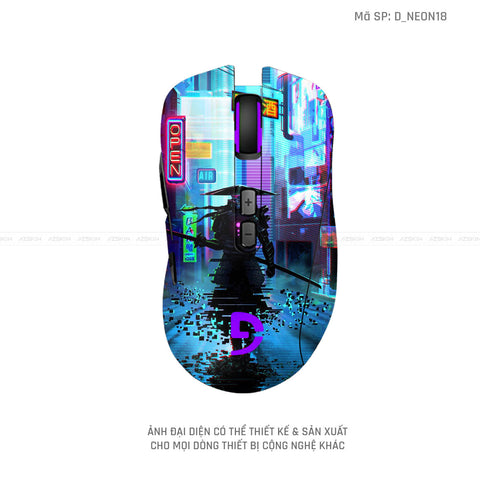 Skin Dán Chuột Fuhlen Hình Neon | D_NEON18