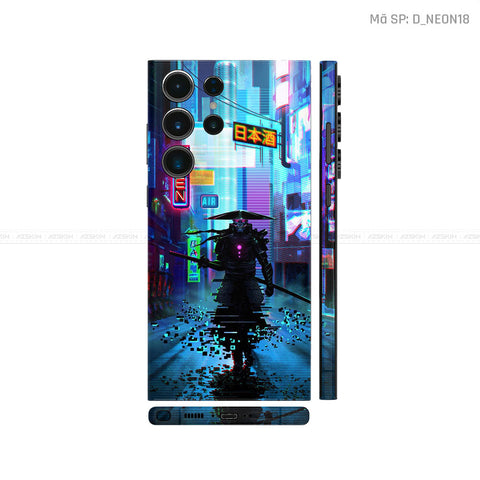 Dán Skin Samsung Galaxy S24 Series Chủ Đề Neon | D_NEON18