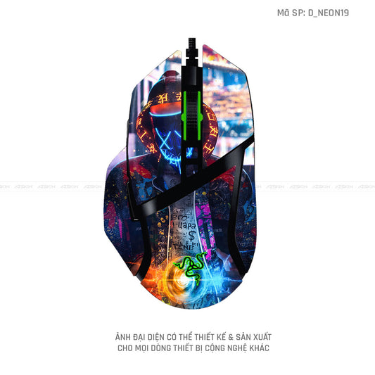 Skin Dán Chuột Razer Hình Neon | D_NEON19
