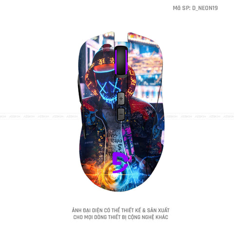 Skin Dán Chuột Fuhlen Hình Neon | D_NEON19