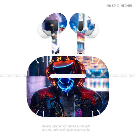 Dán Skin Tai Nghe Airpod 3 Hình Neon | D_NEON19